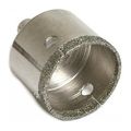 Diamond Lapidary Rock Cutting Hole Saw 1 In Diameter With 4 Shank Electroplated Abrasive Tool For Glass Ceramics Tile And Metal 