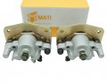 M Mati Front Left Right Brake Calipers With Pads For Can Am Ds 650 2001-2007 705600044 705600043