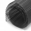 Uxcell 40x13 Inch Car Grille Mesh Aluminum Alloy Universal Bumper Rhombic Hole 4x8mm Black