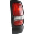 Tail Light Passenger Side For Dodge Ram 2500 3500 1994 2002 Clear And Red Lens Replacement Ch2801122 55055264ac Llx Ch2801122v 
