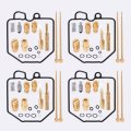 Waltyotur 4 X Carburetor Carb Repair Rebuild Parts Kits Replacement For Honda Cb900c Cb1000c Cb900f 1980 1981 1982 1983