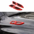 Linskip Hood Vent Cover For Toyota 4runner 2017-2023 Inlet Air Intake Trim Accessories Red 