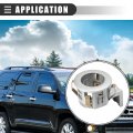 Motoforti Bumper Pdc Parking Sensor Retainer Holder Backup For Toyota Sequoia 2008-2014 Plastic 89348-33060 Silver Tone 4pcs