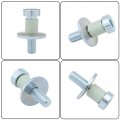 Door Latch Lock Striker Bolts Replacement For Chevy Gmc Truck Blazer 1971-1987 Pair
