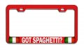 Got Spaghetti Italian Italy Rd Auto Metal License Plate Frame Tag Holder F90 