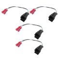 4pcs Speaker Wiring Harness Replacement Fit For G M C Sonoma 1994-2004 Safari Mini Van 1996-2005 New Version 