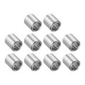 10 Pcs Stainless Steel Spacer 3 8 Bore X 2 Od 1 Length Screw Bushing Plain Finish Round Metal For M12 Screws Bolts And Rods 