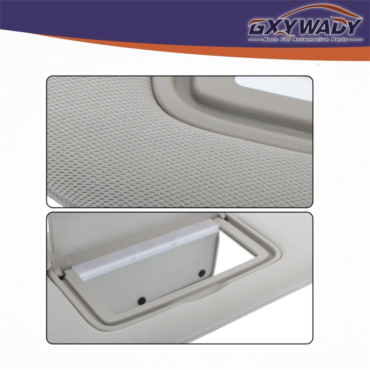 Sun Visor With Lights For Altima 2019 2020 2021 2022 2023 2024 Gray Left Driver And Right Passenger Side Replacement 96401