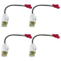 4x Front Rear Door Speaker Wire Harness Connector Plug For Dodge 2007-2019 Charger 