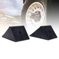 Keenso Wheel Chockss For Trailer Motorcycle Chock 2pcs Mini Rubber Chock Set 5x3x2-1 2in Premium Tire Stopper Blocks Atvs Ridin