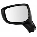 Trq Side Mirror Power Heated Turn Signal Blind Spot Paint To Match Passenger Rh For 2016-2019 Mazda Cx3 