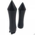 Httmt- 7 8 Motorcycle Black Spike Handle Grips Compatible With H-d Road King Ultra Touring Vtx 1800 Yamah Star