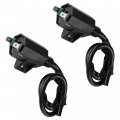 Caltric Ignition Coil Set Compatible With Kawasaki Prairie 700 Kvf700 21121-1292 2004 2005 2006