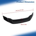 Rear Trunk Spoiler Wing R Style For Elantra 2021 2022 2023 2024 Glossy Black Plastic Middle Self Adhesive Sporty Look