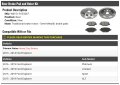 Rear Semi Metallic Brake Pads And Rotor Kit Compatible With 2013-2019 Ford Explorer