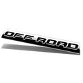 Chrome Finish Metal Emblem Off Road Badge Black Letter