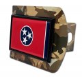 Elektroplate Tennessee State Flag All Metal Camouflage Hitch Cover For Trucks And Suvs Fits Standard 2 Trailer Receivers