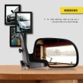 Ocpty Black Left Side And Right Mirrors Fit For 2003-2006 Cadillac Escalade Esv Smooth Mirror Glass Manual Fold Non-heated
