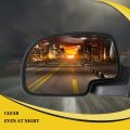 Ocpty Black Left Side And Right Mirrors Fit For 2003-2006 Cadillac Escalade Esv Smooth Mirror Glass Manual Fold Non-heated