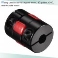 Uxcell Shaft Coupling 5mm To Bore L25xd20 Aluminum Alloy Flexible Coupler Joint For Servo Stepped Motor Pack Of 2