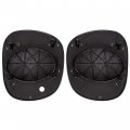 Ecotric Graphite Upper Dash Speaker Cover Grille Grill Compatible With 1998-2005 Gmc Jimmy Sonoma Chevy Chevrolet S10 Blazer