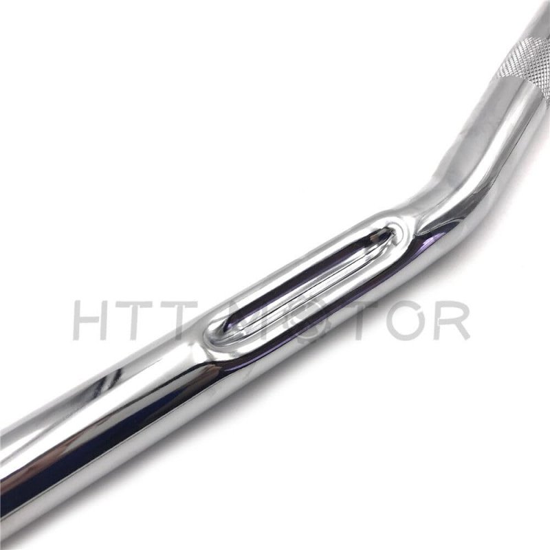 Httmt- Universal 1 Diameter Drag Bar Handlebar Iron Chrome For H-d Sportster And Big Twin Models Bobber Brat Cafe Chopper