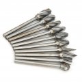 10pcs Burr Bits Stable Structure Professional Design Roughing Milling Cutter File For Industrial Accessory Supplies