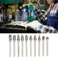 10pcs Burr Bits Stable Structure Professional Design Roughing Milling Cutter File For Industrial Accessory Supplies