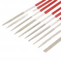 Uxcell 2mm X 100mm 3mm 140mm Diamond Needle File Set Of 20 Pcs 150 Grit