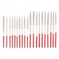 Uxcell 2mm X 100mm 3mm 140mm Diamond Needle File Set Of 20 Pcs 150 Grit