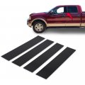 G-plus Piano Pillar Post Door Trim Compatible With 2004-2014 Ford F150 Super Cab Crew Black