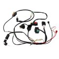 Full Wiring Harness Loom With Solenoid Coil Regulator And C7hsa Spark Plug For 50cc 70cc 90cc 110cc 125cc Dirt Pit Bike 