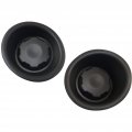 Nissan Frontier Fog Light Cover 2005-2018 Driver And Passenger Side Pair Set Grille Bezel Steel Black Ni1038118 Ni1039118 