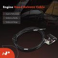 A-premium Front Hood Latch Release Cable With Handle Compatible Ford Explorer 1997-2001 Mercury Mountaineer 83 7 Inch Replace