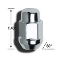 Gorilla Automotive 41187 Acorn Bulge Seat Lug Nuts 1 2 Thread Size 