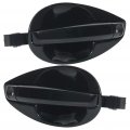 Door Handles Exterior Front Left Right Replacement Fit For 2003-2008 Hyundai Tiburon Coupe Black 2pcs 
