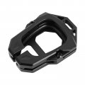 Hooke Road Aluminum Key Fob Cover Case Compatible With Jeep Wrangler Jk 07-18 Black