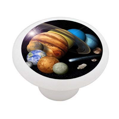 Gotham Decor The Solar System Ceramic Drawer Knob