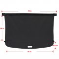 Aintier Trunk Cargo Cover For 2016-2022 Fit T-oyota Prius 1 8l Black