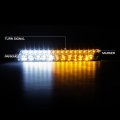 Front Bumper Led Strip Fog Light Assembly For 1999-2006 Gmc Sierra Yukon Xl 1500 2500hd 3500hd Metallic Chrome Housing Driver 