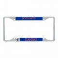 University Of Kansas Jayhawks Ku Metal License Plate Frame For Front Or Back Car Officially Licensed Mascot 
