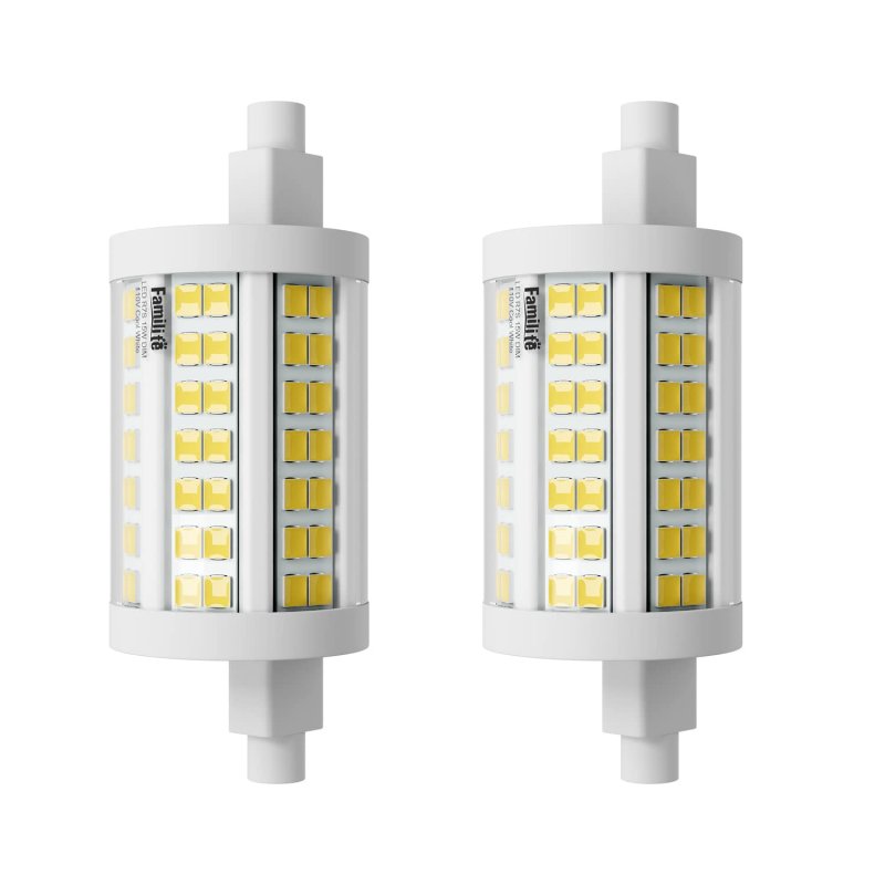 R7s Led Bulb 78mm 15w Dimmable J78 Flood Light 150w Halogen T3 Replacement For Torchiere Wall Sconce Work Cool White 6000k Pack