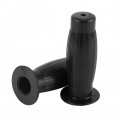 Qiilu 7 8 Universal Motorcycle Handlebar Grips Non Slip Rubber Bar End Thruster Grip Hand Black For Honda Yamaha Kawasaki