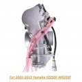 Motorcarb Carburetor For 2001-2013 Yamaha Yz250f Wr250f Fcr Mx 38mm Carb With Fuel Mixture Screw Red