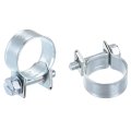 15-17mm Mini Fuel Injection Hose Clamp Zinc Plated Steel Line 10pcs 