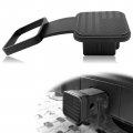 Trailer Hitch Cover 1 9 In Dust Proof Plug Square Mouth Protection Traction For Most Cars And Trailers Tpu Material Black 