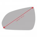 New Replacement Mirror Glass With Full Size Adhesive For 2018-2022 Hyundai Accent Kia Rio Driver Side View Left Lh