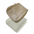 Secosautoparts Driver Bottom Foam Cushion Replacement Perforated Leather Seat Cover Tan Fit For Dodge Ram 2500 3500 4500 5500