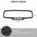 Cherocar For Chevrolet Camaro Rearview Mirror Cover Frame Rear View Trim Decoration Interior Accessories 2010-2015 Carbon Fiber