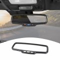 Cherocar For Chevrolet Camaro Rearview Mirror Cover Frame Rear View Trim Decoration Interior Accessories 2010-2015 Carbon Fiber